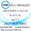 Shenzhen Port Seefracht Versand nach Callao